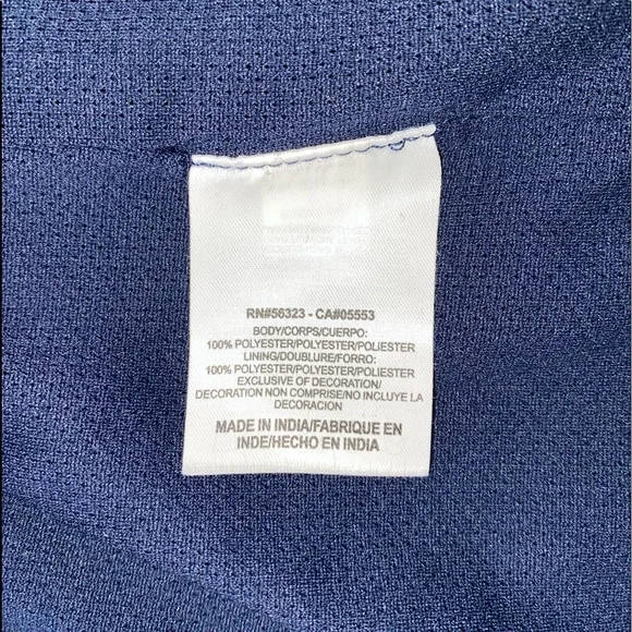 Nike Dry Fit Jacket Navy Blue Large - Picture 7 of 15